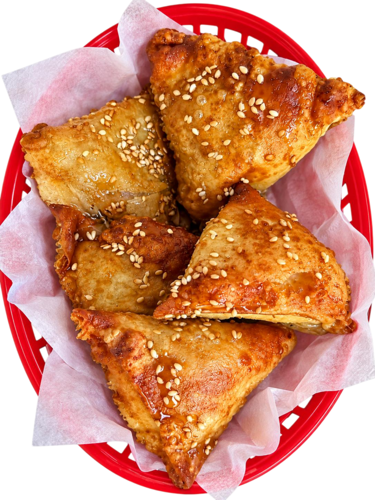 Homemade Greek Triangle Cheese Bites